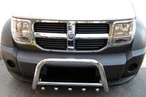 Dodge Nitro 2006-2011 гг. Передняя Дуга QT006 (Нержавейка) фото 1