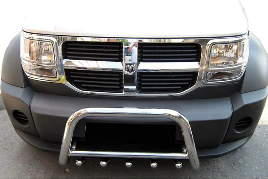 Dodge Nitro 2006-2011 гг. Передняя Дуга QT006 (Нержавейка) Image
