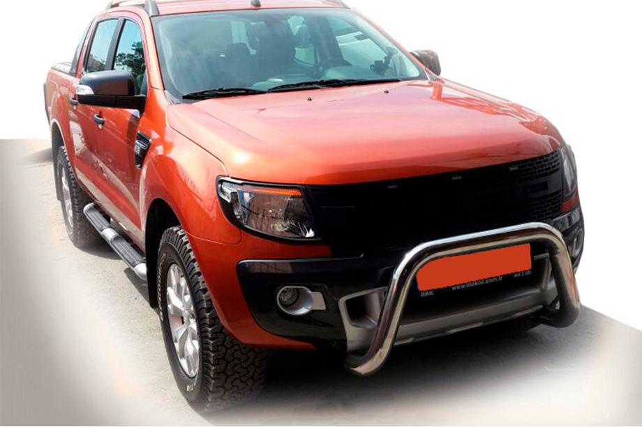 Ford Ranger 2011–2022 гг. Передняя защита WT005 (нержавейка) Image