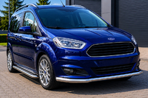 Ford Courier 2014-2023 гг. Передняя защита ST008 (нержавейка) фото 1
