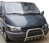 Ford Transit 2000–2014 гг. Кенгурятник WT003 (2000-2006, Нержавейка) фото 1