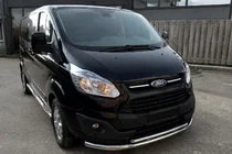Ford Custom 2013-2022 гг. Передняя защита ST014 (нержавейка) фото 1