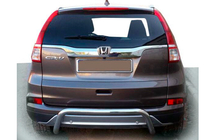 Honda CRV 2017-2022 гг. Задняя дуга AK007 (2016-2019, Нержавейка) фото 1