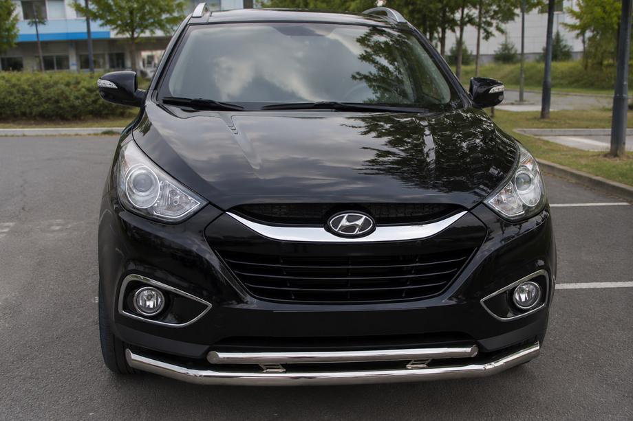 Hyundai IX-35 2010-2015 гг. Передняя Дуга ST014-2 (Нерж. Сталь) Image