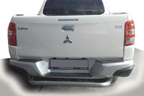 Fiat Fullback 2016- гг. Задняя защита AK007 (нержавейка) фото 1