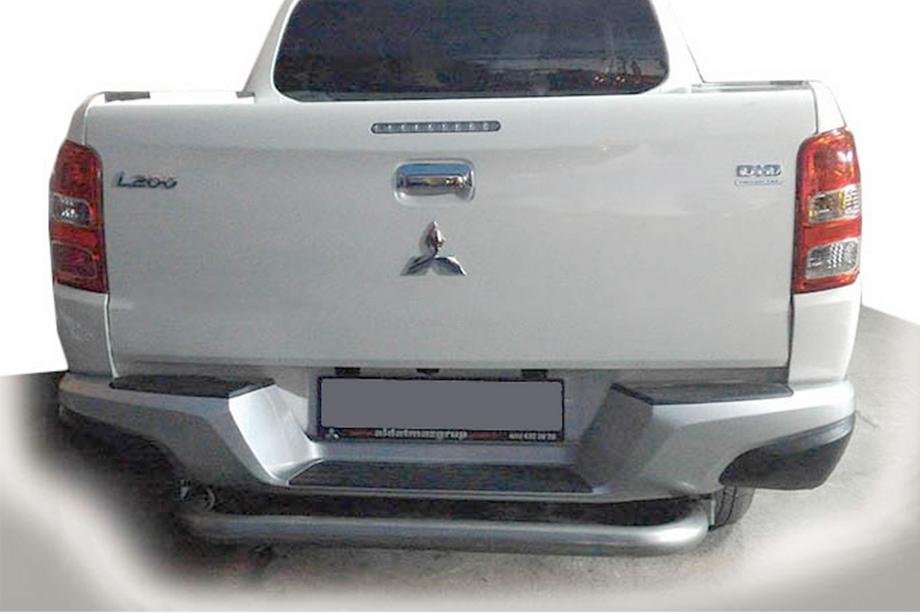 Fiat Fullback 2016- гг. Задняя защита AK007 (нержавейка) Image