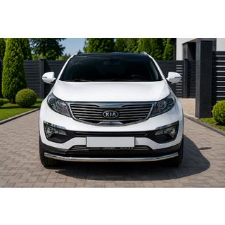 Передняя защита ST008 (нержавейка) Kia Sportage 2010-2015 гг.