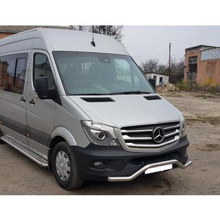 Передняя нижняя дуга MBSP.07.F3-04.6 (нерж. сталь) Mercedes Sprinter W906 2006–2018 гг. фото 2