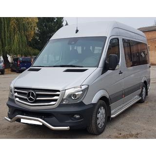 Передняя нижняя дуга MBSP.07.F3-04.6 (нерж. сталь) Mercedes Sprinter W906 2006–2018 гг. фото 3