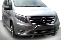 Mercedes Vito/V-class W447 2014- гг. Кенгурятник WT005 (нержавейка) фото 1