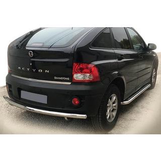 Задняя защита AK002 (нерж. сталь) SsangYong Action 2005-2018 гг.