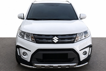 Suzuki Vitara 2015- гг. Передняя защита ST015 (нерж. сталь) фото 1