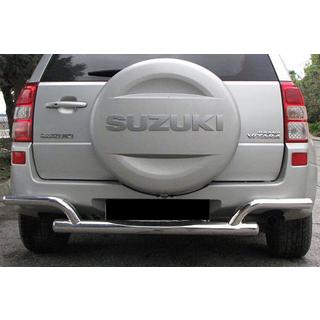 Задняя защита AK005-2 (нерж. сталь) Suzuki Grand Vitara 2005-2017 гг.