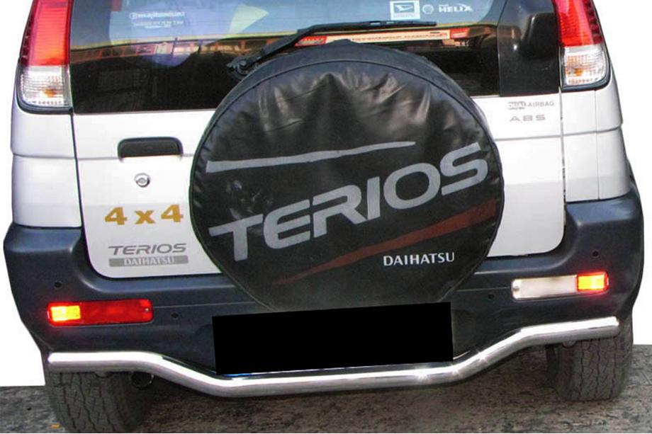 Daihatsu Terios 2003-2005 гг. Задняя дуга AK007 (нержавейка) Image