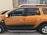 Dacia Duster 2018-2024 гг. Нижние молдинги окон нержавейка (4 шт) Carmos - Турецкая Нержавеющая Сталь фото 3