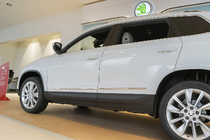 Skoda Karoq 2018- гг. Молдинги Дверей Нержавеющая Сталь фото 1