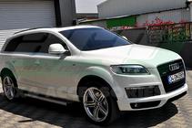 Audi Q7 2005-2015 гг. Боковые пороги Allmond Grey (2 шт., алюминий) фото 5