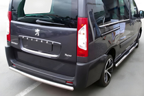 Fiat Scudo 2007-2015 гг. Задняя дуга (нержавейка) фото 1