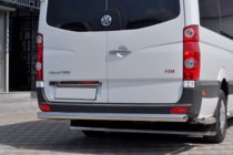 Volkswagen Crafter 2006-2016 гг. Задняя дуга AK002 (нержавейка) фото 1