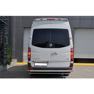 Задняя дуга AK002 (нержавейка) Volkswagen Crafter 2006-2016 гг. фото 2