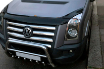 Volkswagen Crafter 2006-2016 гг. Кенгурятник WT004 Нержавейка фото 3