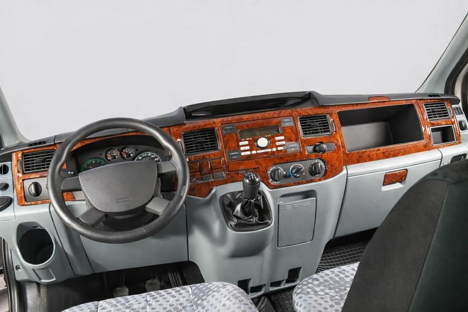 Ford Transit 2000–2014 гг. Накладки на панель приборов (2006↗) Алюминий Image