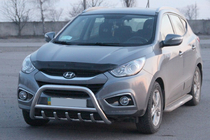 Hyundai IX-35 2010-2015 гг. Передняя дуга WT003 (нерж. сталь) фото 2