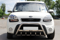 Kia Soul I 2008-2013 гг. Кенгурятник (нерж) фото 1