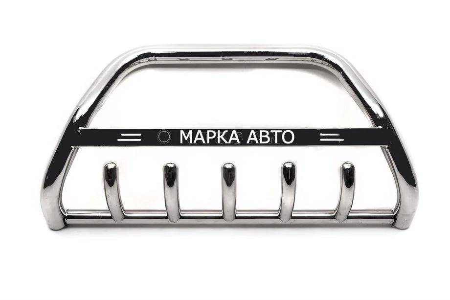 Kia Soul I 2008-2013 гг. Кенгурятник (нерж) 60 мм, без надписи Фото 5