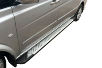 Mercedes Viano 2004-2014 гг. Боковые пороги X5-тип (2 шт., алюминий) фото 1