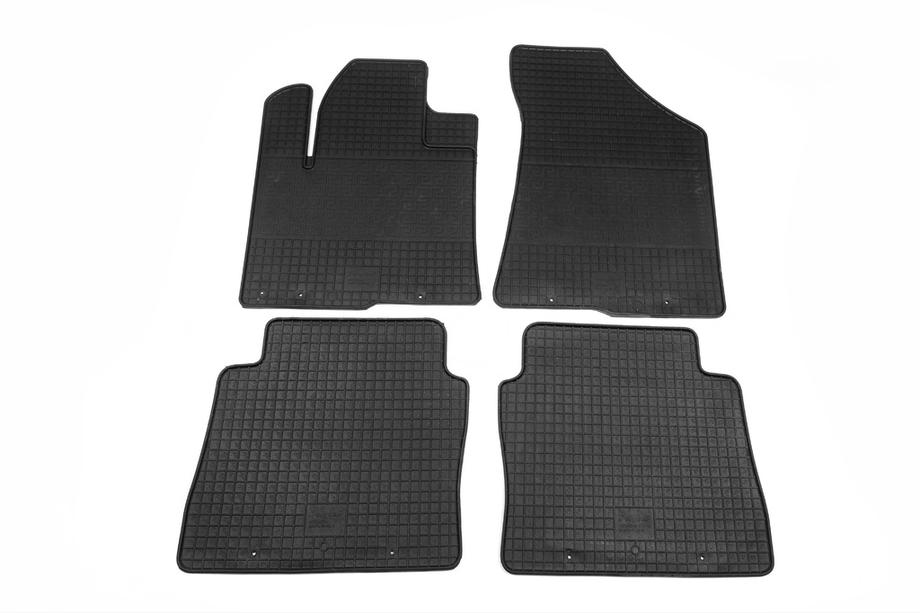 Hyundai Santa Fe 2 2006-2012 гг. Резиновые коврики (4 шт, Polytep) Фото 2
