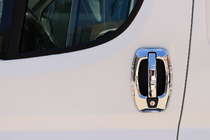Citroen Jumper 2007-2025 гг. Хромированные Накладки на Ручки (Нержавейка) Накладки на ручки дверей (4 шт.) фото 1
