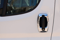 Citroen Jumper 2007-2025 гг. Хромированные Накладки на Ручки (Нержавейка) Накладки на ручки дверей (4 шт.) фото 2