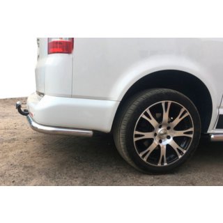 Задние уголки AK003 (2 шт., нержавейка) Volkswagen T6 2015-2024 гг. фото 4