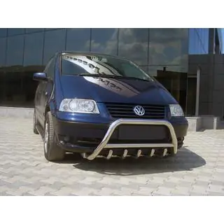 Кенгурятник WT003 (нержавейка) Ford Galaxy 1995-2006 гг. фото 1