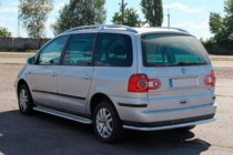 Ford Galaxy 1995-2006 гг. Задняя защита AK005 фото 3