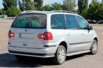 Ford Galaxy 1995-2006 гг. Задняя защита AK005 фото 4