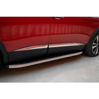 Peugeot 3008 2016↗ Молдинг дверной (4 шт, нерж)