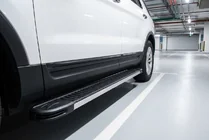 Ford Explorer 2011-2019 гг. Боковые Подножки Maya V1 (2 шт., Алюминий) фото 1