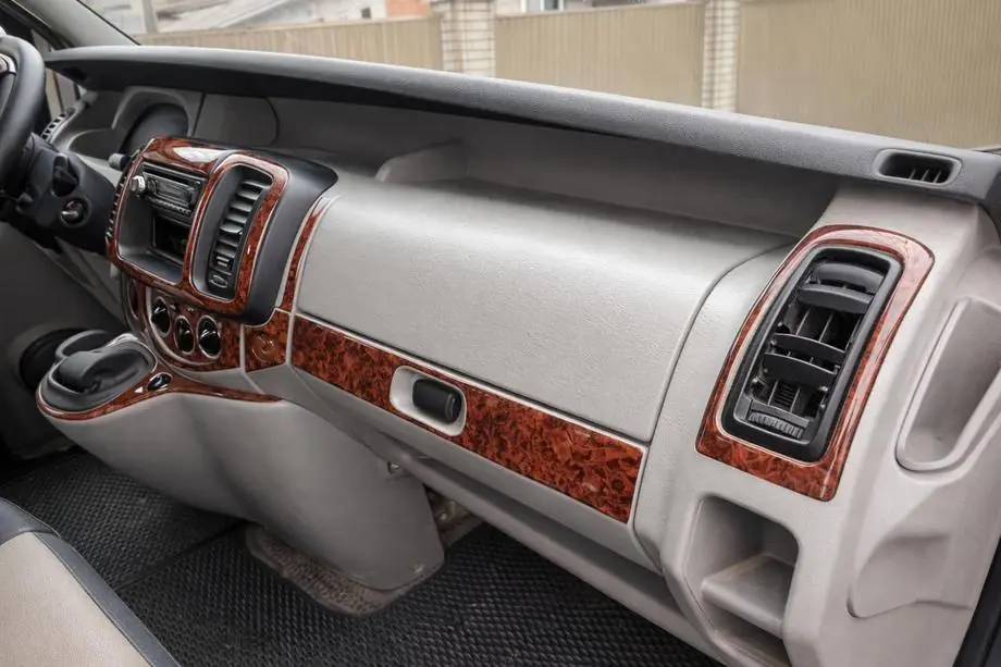 Nissan Primastar 2002-2014 гг. Накладки на Панель Приборов Дерево Фото 2