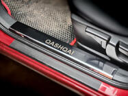 Nissan Qashqai 2007-2010 гг. Накладки на пороги пластиковые (4 шт, нержавейка) фото 1