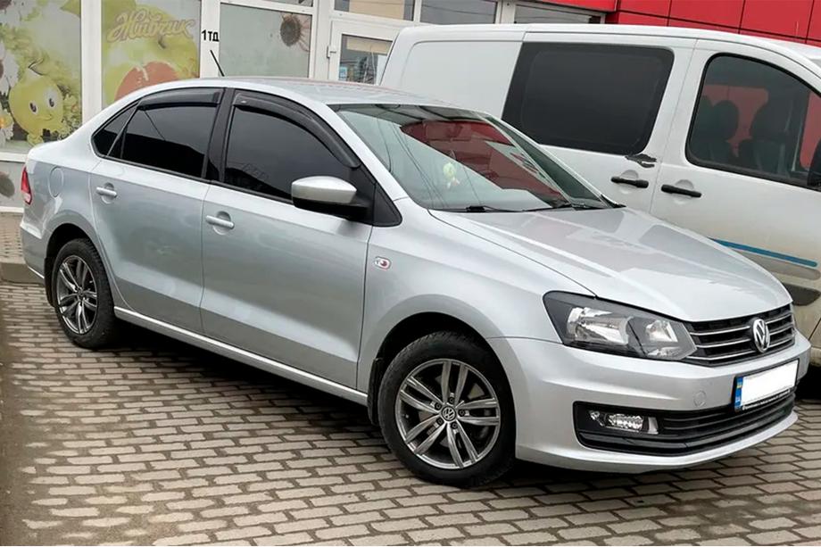 Volkswagen Jetta 2011-2018 гг. Ветровики на окна (4 шт, HIC) Image