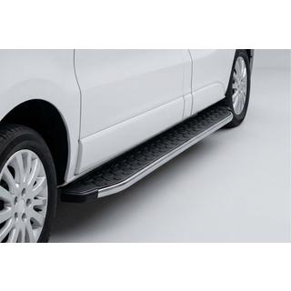 Боковые Подножки BlackLine (2 шт., Алюминий) Nissan NV300/Primastar 2016- гг. фото 1