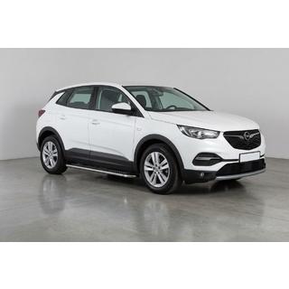 Боковые Подножки Maydos V2 (2 шт, Алюминий и Нержавейка) Opel Grandland X 2017- гг. фото 1