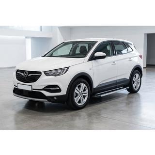 Боковые Подножки RedLine V1 (2 шт, Алюминий) Opel Grandland X 2017- гг. фото 1
