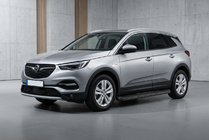 Opel Grandland X 2017- гг. Боковые Подножки Tayga Black (2 шт, Алюминий) фото 1