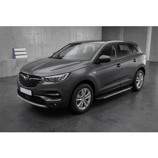 Боковые Подножки Bosphore Grey (2 шт., Алюминий) Opel Grandland X 2017- гг. фото 1