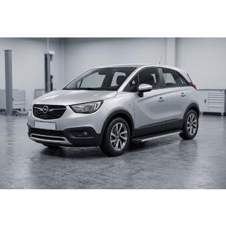Боковые Подножки Maya V1 (2 шт., Алюминий) Opel Crossland X 2017-2024 гг. фото 1