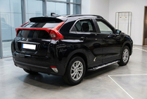 Mitsubishi Eclipse Cross 2017- гг. Боковые Подножки Sunrise (2 шт., Алюминий) фото 1