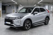 Mitsubishi Eclipse Cross 2017- гг. Боковые Подножки Line (2 шт., Алюминий) фото 1